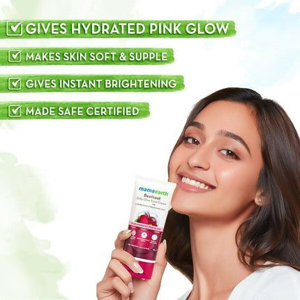 Mamaearth Beetroot Daily Glow Face Cream With Beetroot & Hyaluronic Acid