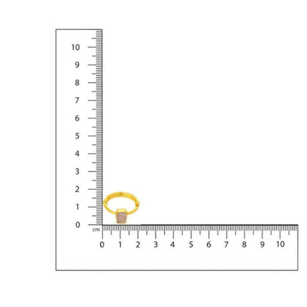 Natural Stone Pink Ring - Ruby Raang