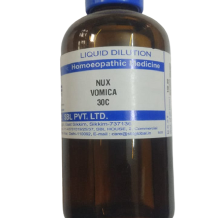 SBL Homeopathy Nux Vomica Dilution