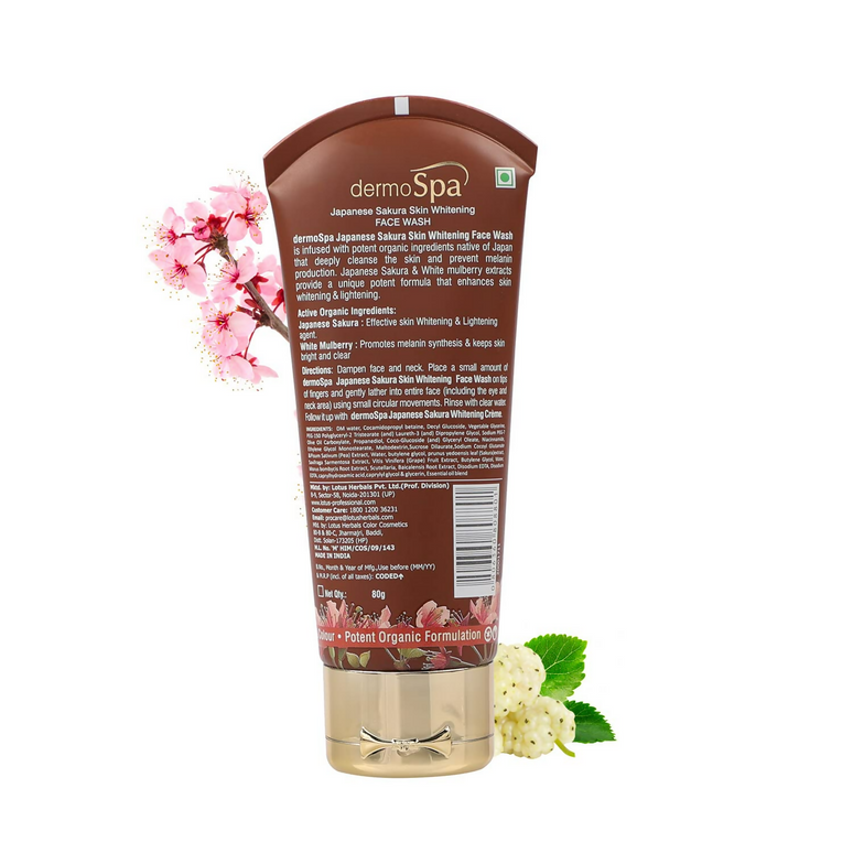 Lotus Professional DermoSpa Japanese Sakura Skin Whitening Face Wash