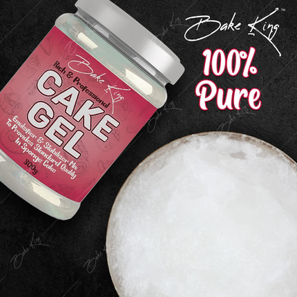 Bake King Cake Gel, Cake Sponge Improver Useful When Making Eggless Cakes