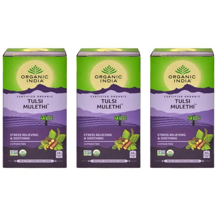Organic India Tulsi Mulethi 25 Tea Bags
