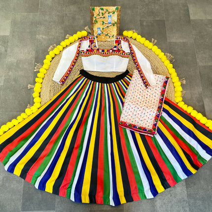 Aastha Fashion Multi Lining Maslin Heavy Digital Print Semi Stitched Wedding Wear Lehenga Choli