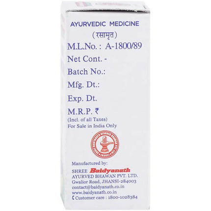 Baidyanath Jhansi Mukta Panchamrit Ras Tablets