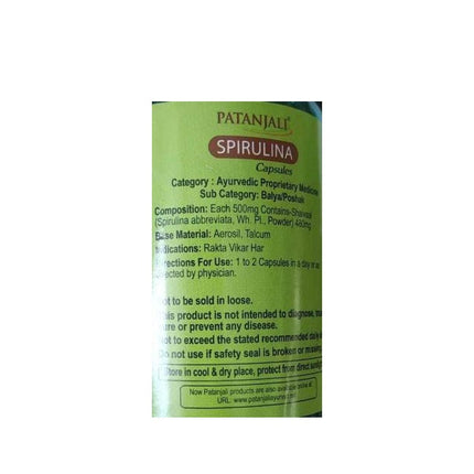 Patanjali Spirulina Capsule With Natural Spirulina