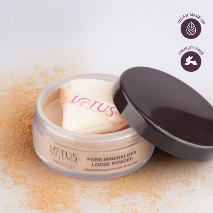 Lotus Make Up Proedit Pore Mineralize Loose Powder - 04 Cinnamon