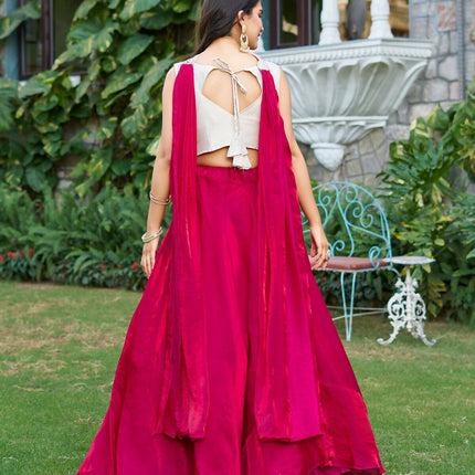 Aastha Fashion Magenta Pure Fendy silk Designer Lehenga Choli Collection
