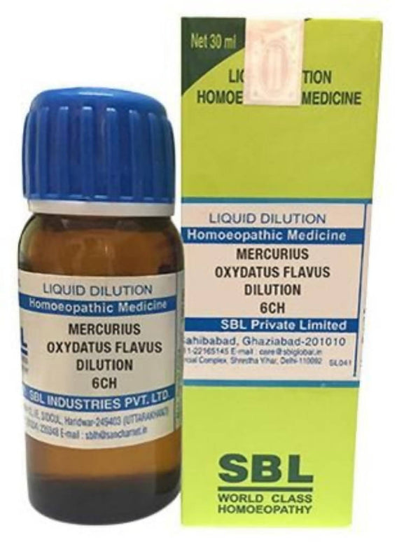 SBL Homeopathy Mercurius Oxydatus Flavus Dilution