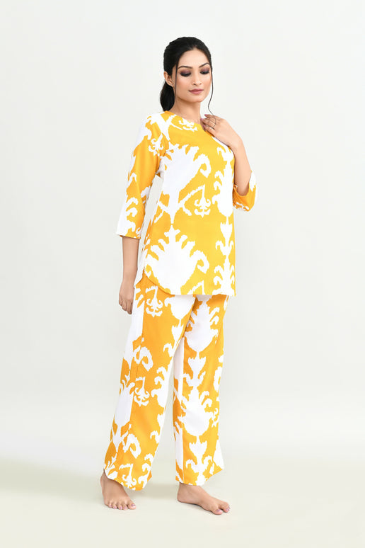 Joban Fashion Beautiful Yellow Cotton Cod Set