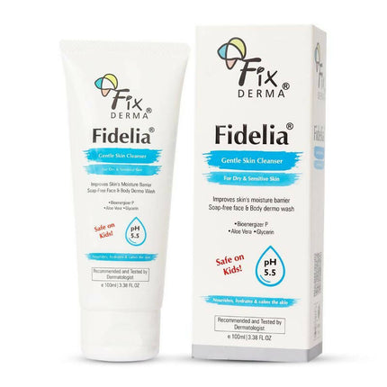 Fixderma Fidelia Gentle Skin Cleanser For Dry & Sensitive Skin