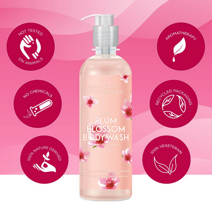 Blossom Kochhar Aroma Magic 3-in-1 Plum Blossom Body Wash Hair, Face & Body Cleanser