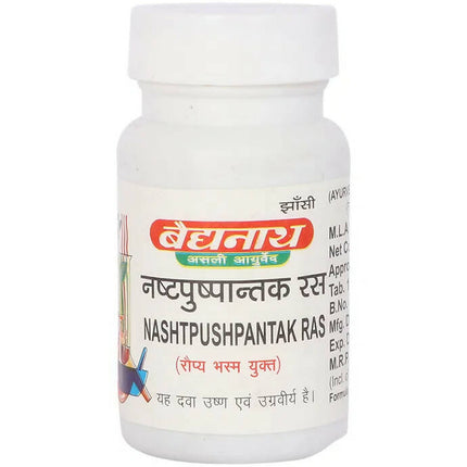 Baidyanath Jhansi Nashtpushpantak Ras Tablets