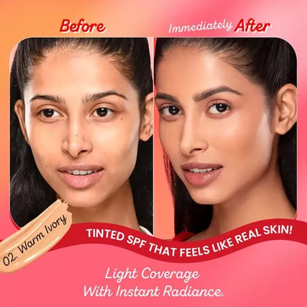 Dot & Key Strawberry Dew Tinted Sunscreen SPF 50+ PA++++ - 02 Warm Ivory