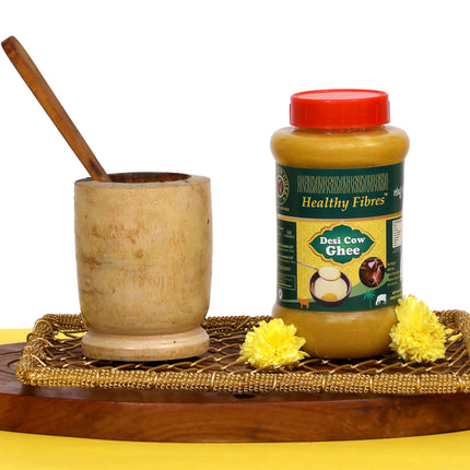Healthy Fibres Desi Cow Ghee | Cultured Cow Desi Ghee | Premium & Certified Ghee