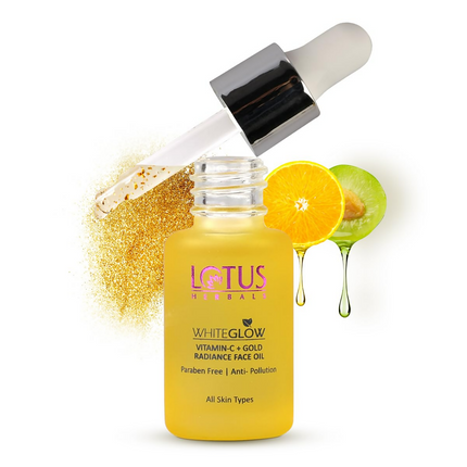 Lotus Herbals WhiteGlow Vitamin C and Gold Radiance Face Oil