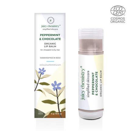 Juicy Chemistry Peppermint & Chocolate Organic Lip Balm