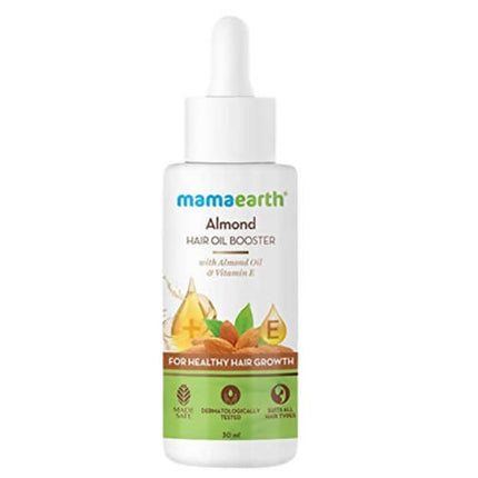 Mamaearth Almond Hair Oil Booster With Almond Oil & Vitamin E For Healthy Hair Growth