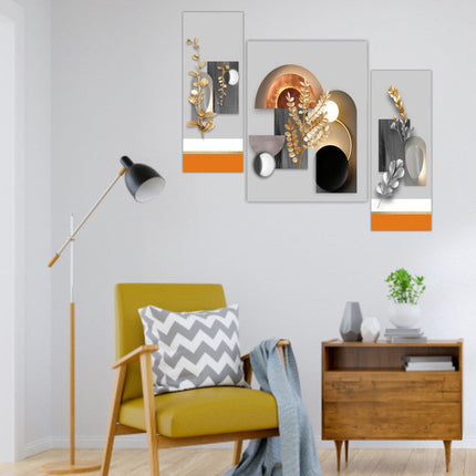 Tehzeeb Creations Set Of 3 Digital Wall Painting