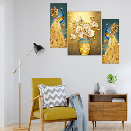 Tehzeeb Creations Set Of 3 Digital Wall Painting