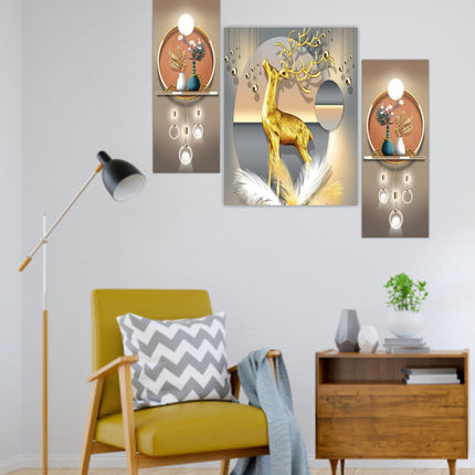 Tehzeeb Creations Set Of 3 Digital Wall Painting