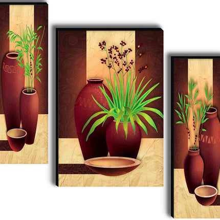 Tehzeeb Creations Set Of 3 Digital Wall Painting