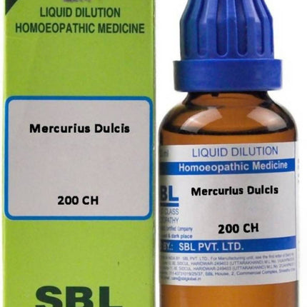 SBL Homeopathy Mercurius Dulcis Dilution