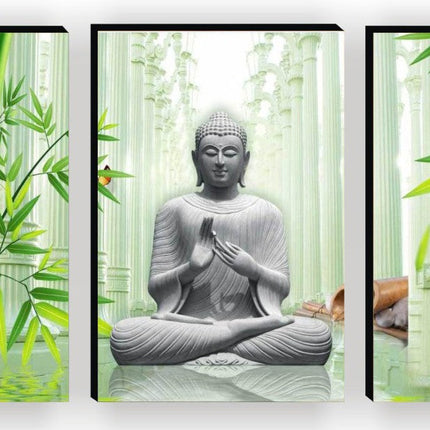 Tehzeeb Creations Set Of 3 Digital Wall Painting