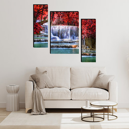 Tehzeeb Creations Set Of 3 Digital Wall Painting
