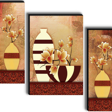 Tehzeeb Creations Set Of 3 Digital Wall Painting