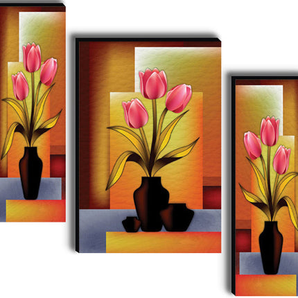Tehzeeb Creations Set Of 3 Digital Wall Painting