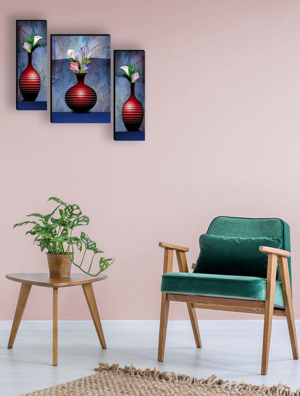 Tehzeeb Creations Set Of 3 Digital Wall Painting