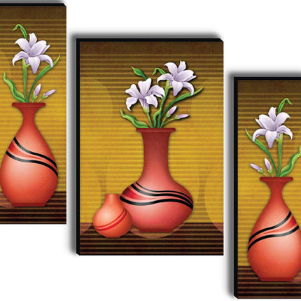 Tehzeeb Creations Set Of 3 Digital Wall Painting