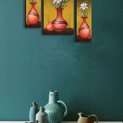 Tehzeeb Creations Set Of 3 Digital Wall Painting