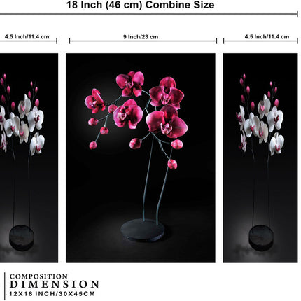 Tehzeeb Creations Set Of 3 Digital Wall Painting