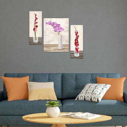 Tehzeeb Creations Set Of 3 Digital Wall Painting