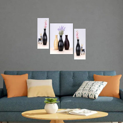 Tehzeeb Creations Set Of 3 Digital Wall Painting