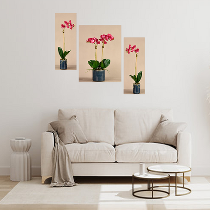 Tehzeeb Creations Set Of 3 Digital Wall Painting