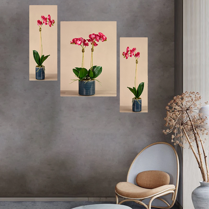 Tehzeeb Creations Set Of 3 Digital Wall Painting