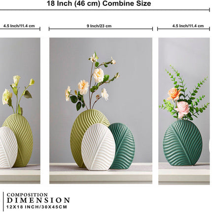 Tehzeeb Creations Set Of 3 Digital Wall Painting