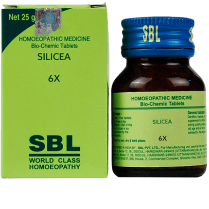 SBL Homeopathy Silicea Biochemic Tablets