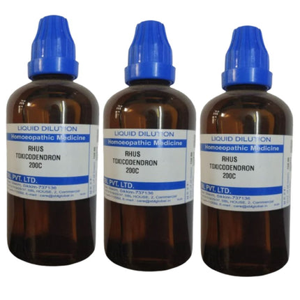 SBL Homeopathy Rhus Toxicodendron Dilution