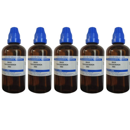 SBL Homeopathy Rhus Toxicodendron Dilution