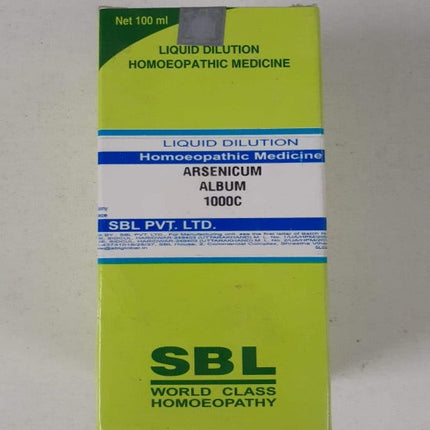 SBL Homeopathy Arsenicum Album Dilution