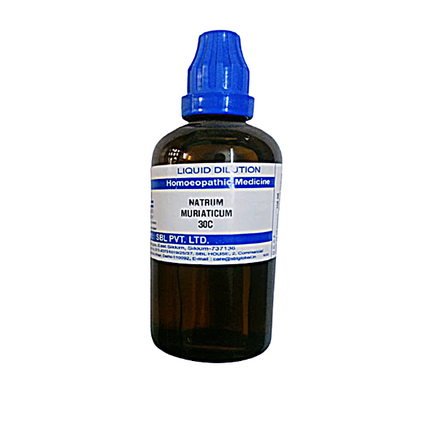 SBL Homeopathy Natrum Muriaticum Dilution