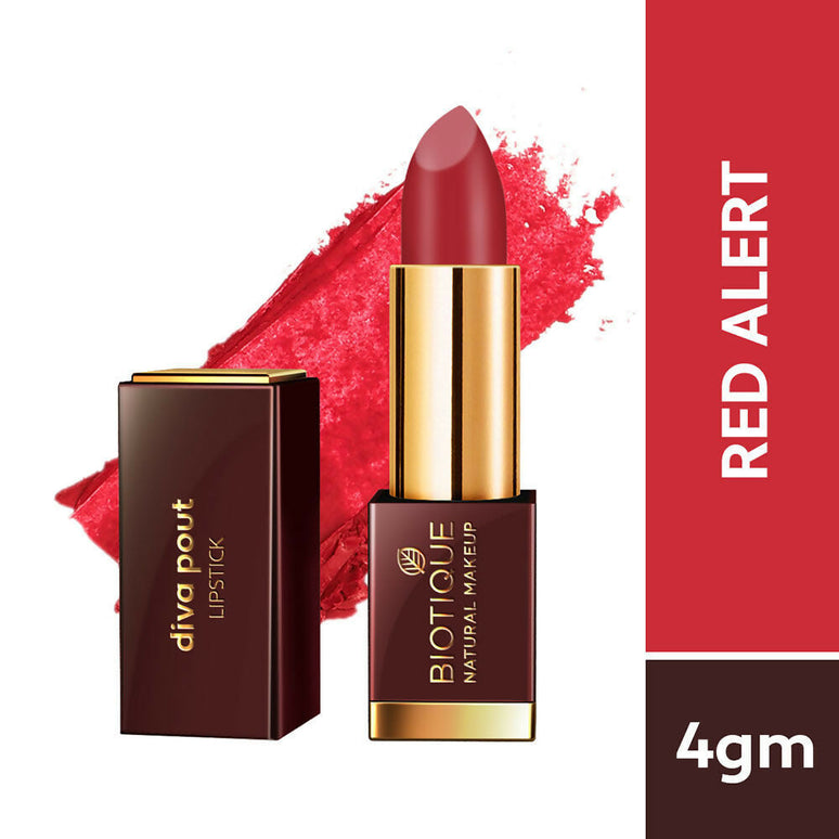 Biotique Diva Pout Lipstick - Red Alert