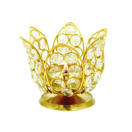 Shubhkart Nitya Brass Bhramha Kamal Diya