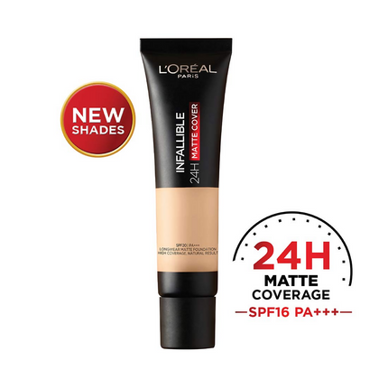 L'Oreal Paris Paris Infallible 24HR Matte Cover Foundation - Natural Rose 125
