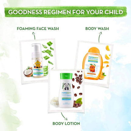 Mamaearth Original Orange Body Wash For Kids with Orange & Oat Protein - Limited Time Offer