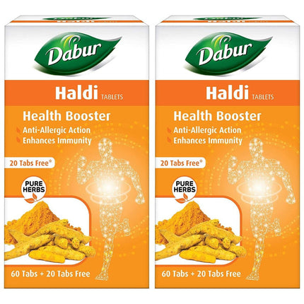 Dabur Haldi Tablets Health Booster