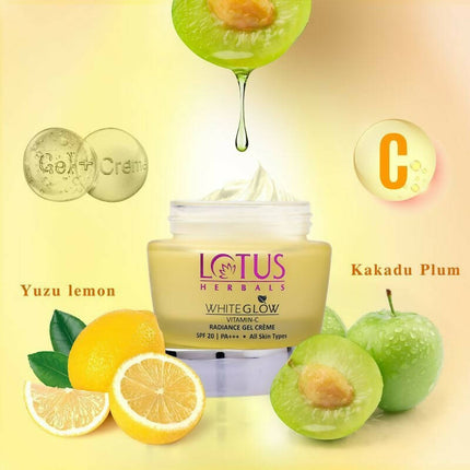 Lotus Herbals Whiteglow Vitamin-C Radiance Gel Crème SPF-20 PA+++